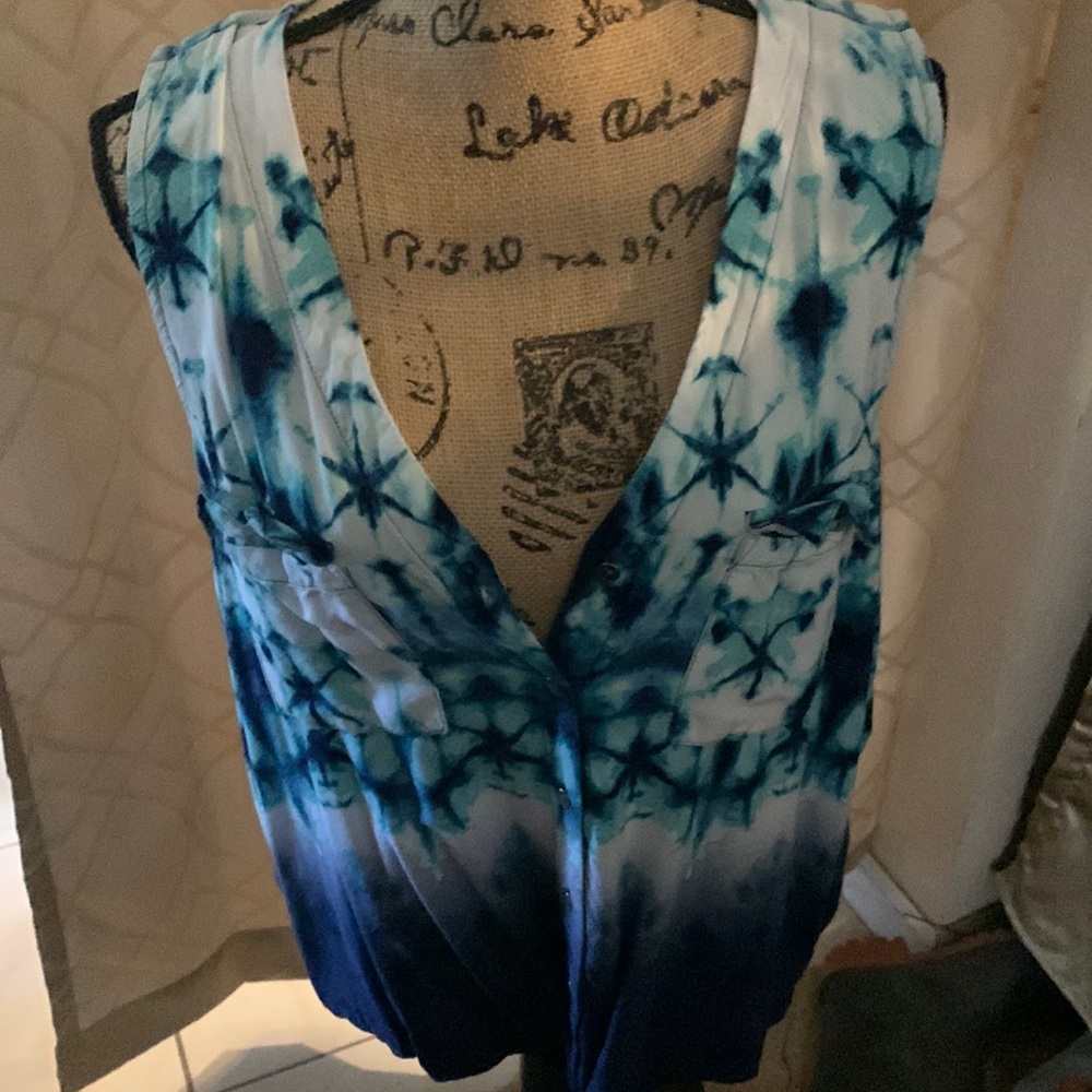 Rock and republic rye dyed shirt